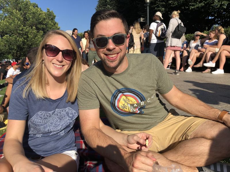 At a Music Festival