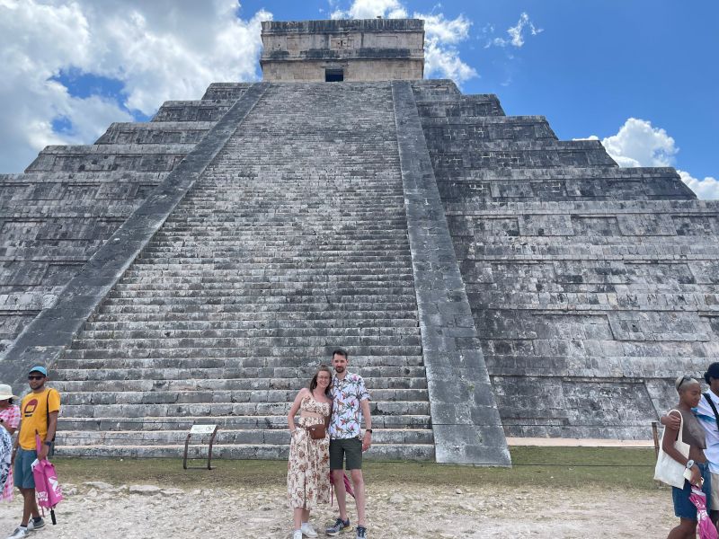 Touring Chichen Itza