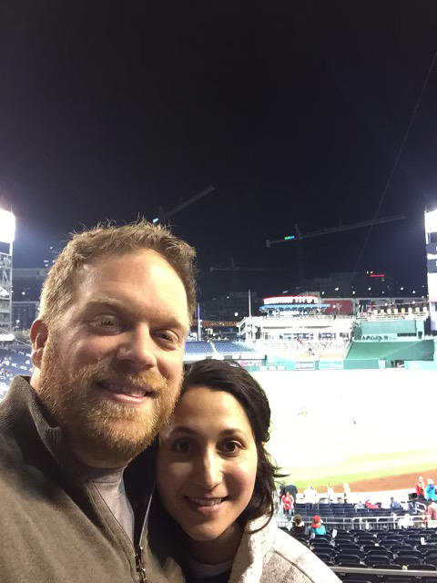 Taking in a Baseball Game