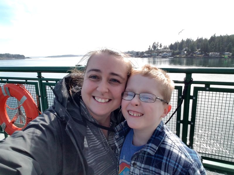 Riding the Ferry Across Puget Sound