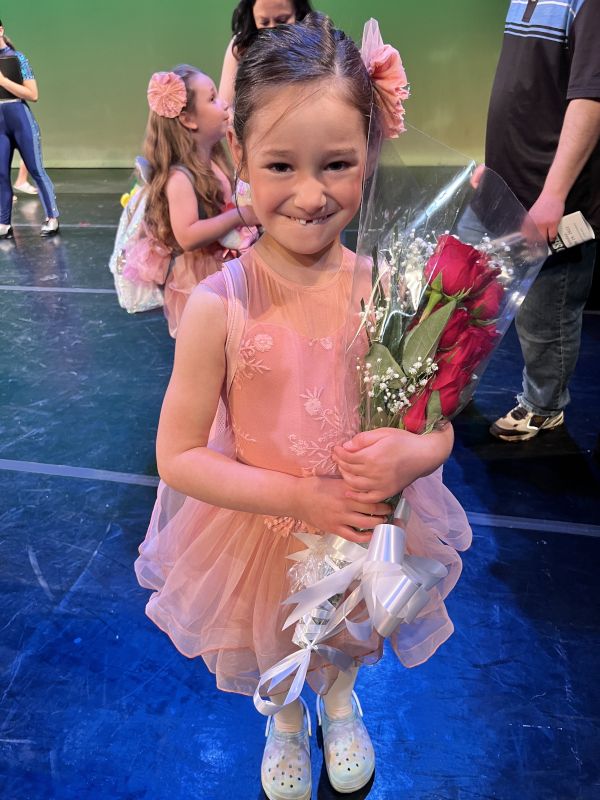 Olivia After Her Dance Recital