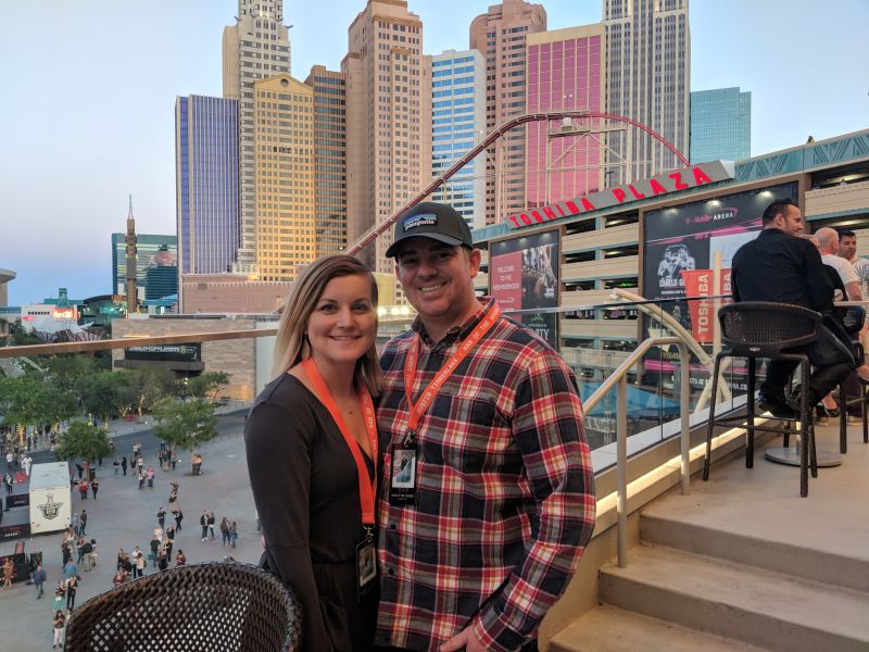 At a Concert in Las Vegas
