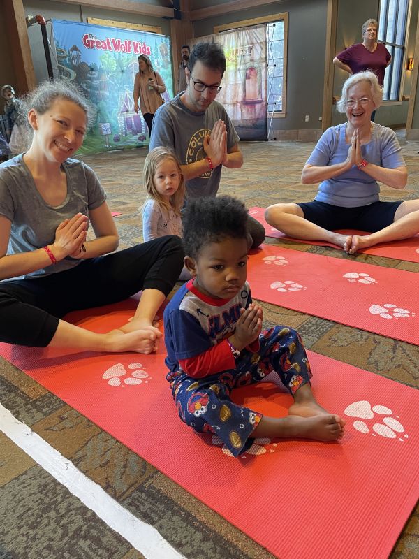 Yoga With Kevin's Family on Vacation