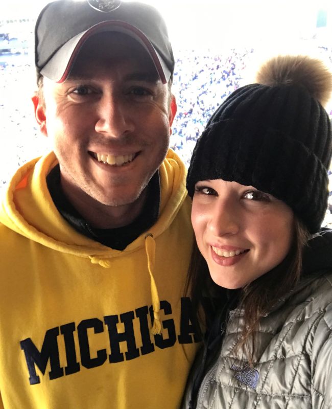 At the Big House for the Penn State vs. Michigan Game