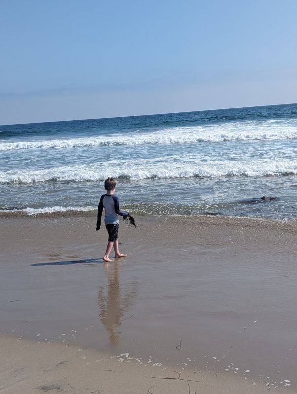 Playing at the Beach