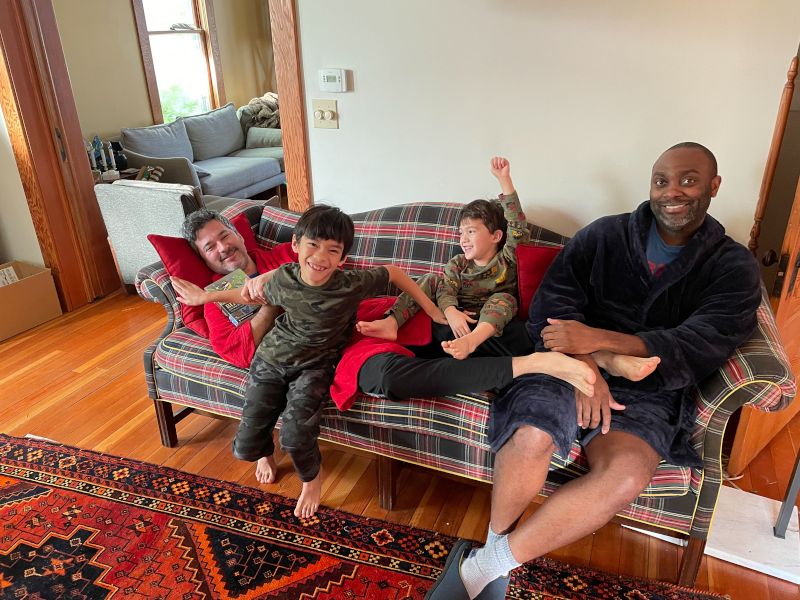 Early AM with the Godchildren