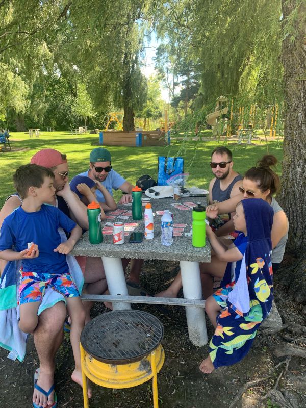 Playing Cards With Family