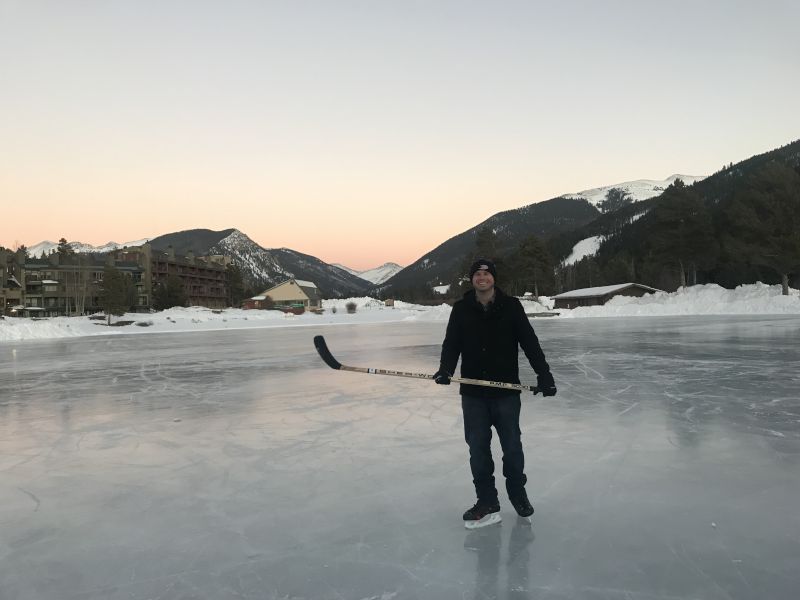 Will Playing Hockey on a Frozen Lake in Colorado