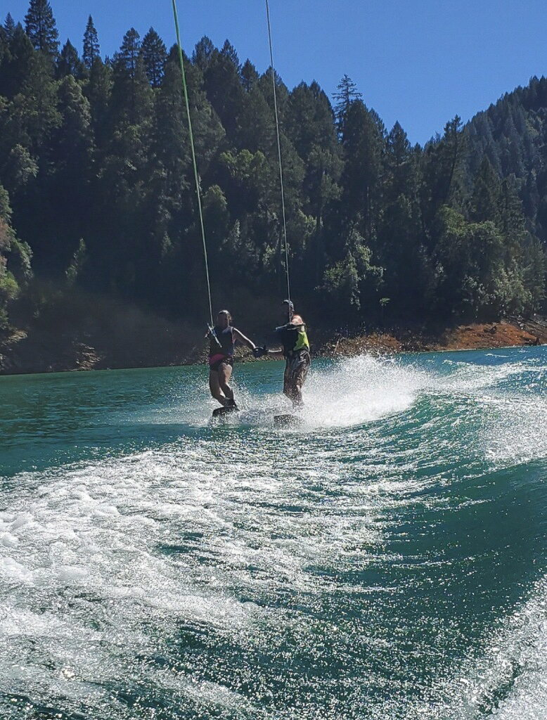 Wakeboarding Together