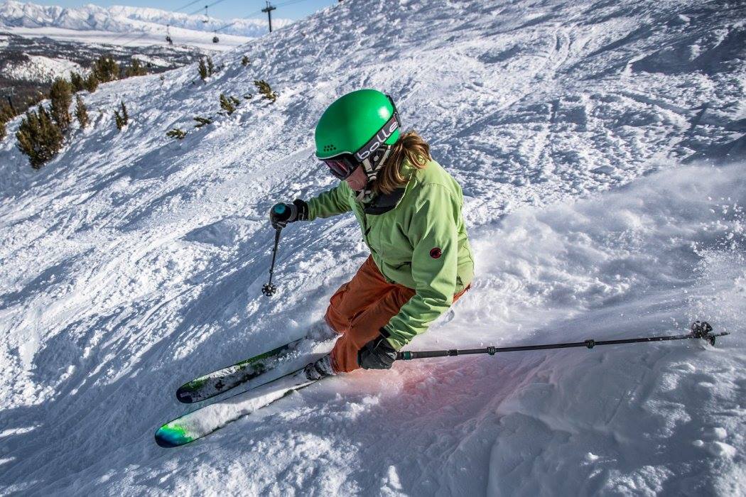 Brigitte Skiing