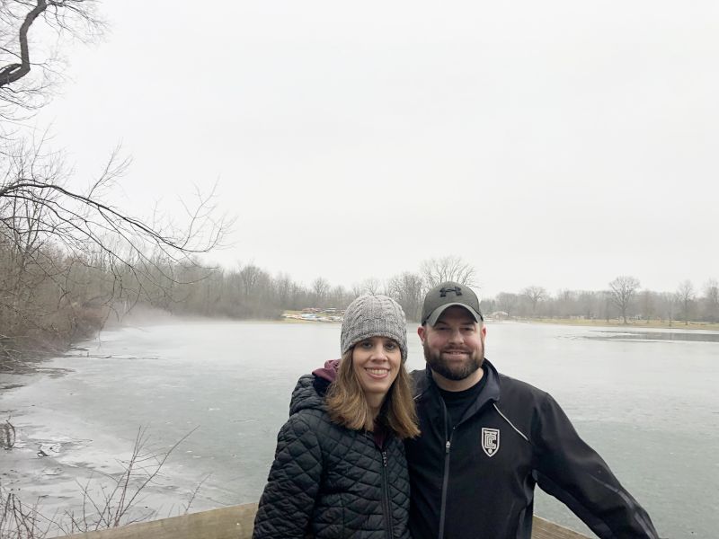 Winter Walk by the Lake