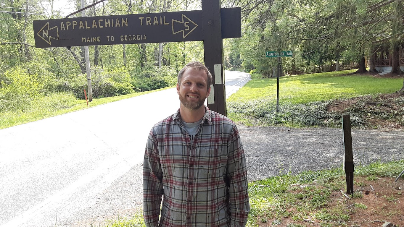 Randy on the Applachian Trail