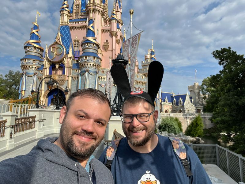 Selfie with Cinderella's Castle!