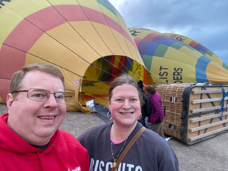 Early Morning Hot Air Balloon Ride in Albuquerque, New Mexico 