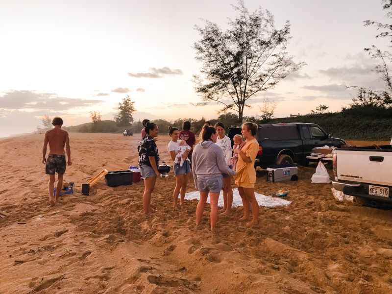 Beach BBQ With Friends