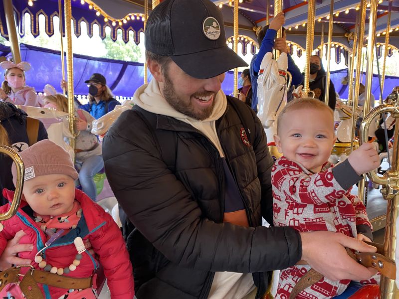 Carousel Ride With Uncle Keith