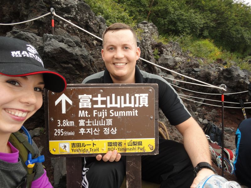 Hiking Mt. Fuji, Japan