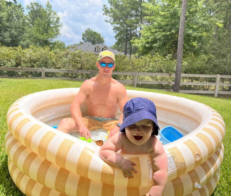 Backyard Pool Day