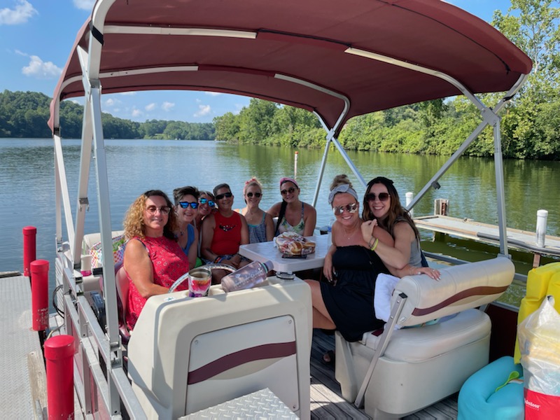 Missy at the Lake With Friends