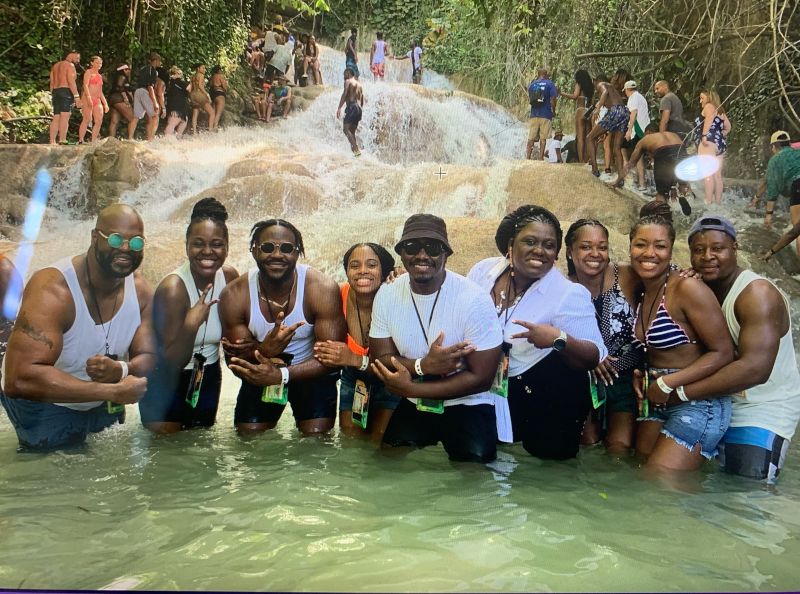 Dunn's River Falls in Jamaica