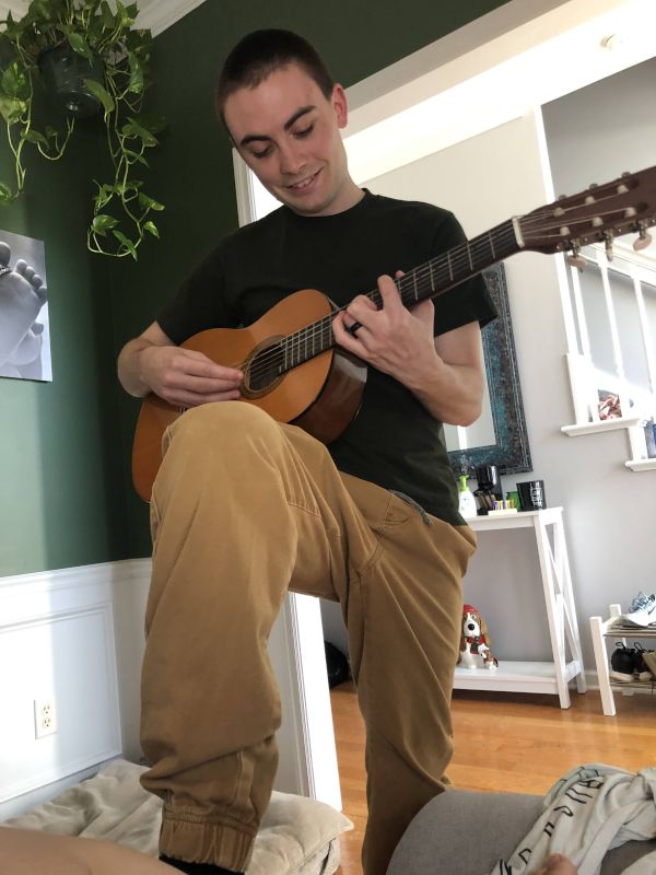 Playing Guitar