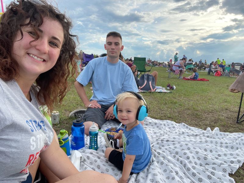 Waiting to See the Fireworks Show