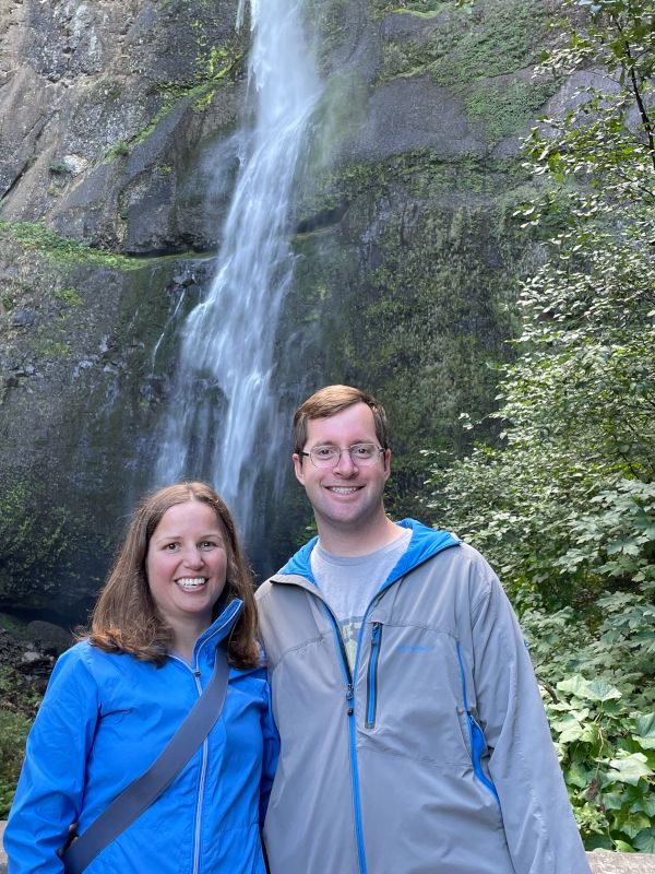 Hiking to a Waterfall in Oregon
