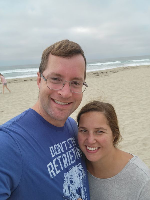 On the Beach in San Diego, California