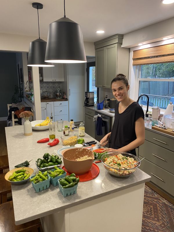 Adriana Loves Trying New Recipes in Our Kitchen