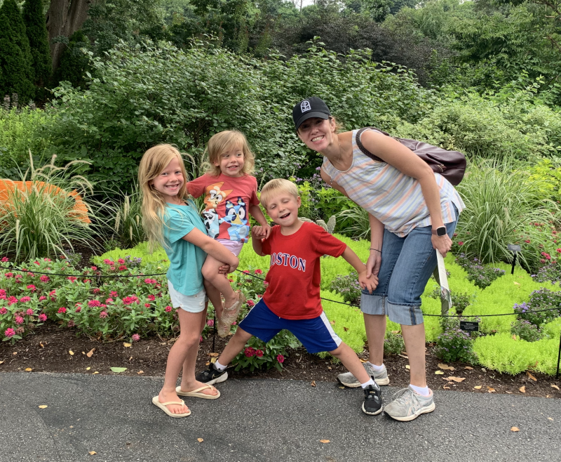 Isaiah, Abby and Two of His Cousins That We See Often