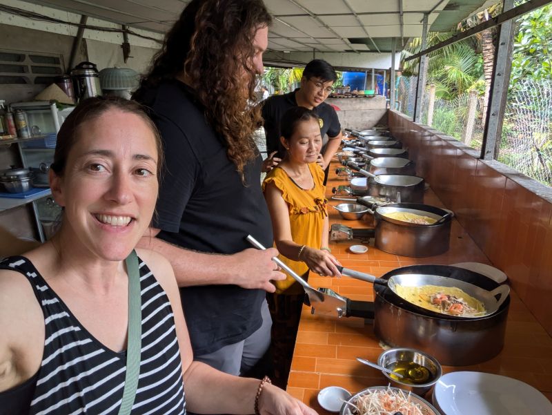 At a Cooking Class in Vietnam
