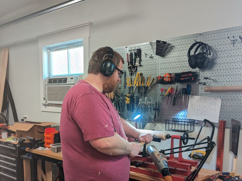 Adam in His Workshop