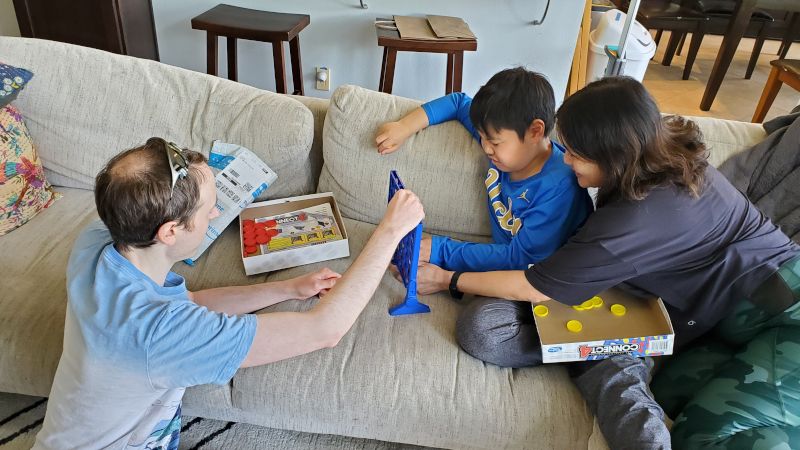 Brandon D Playing Games With Family