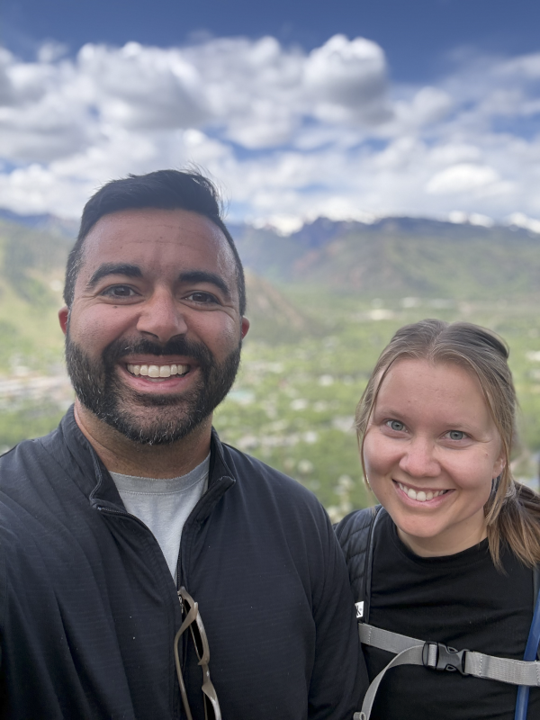 Hiking in the Mountains Together