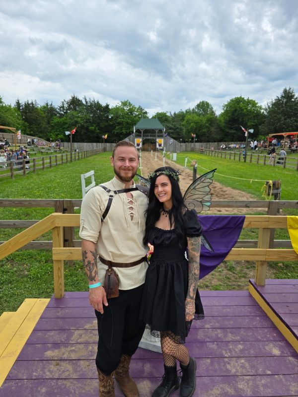 At a Renaissance Festival Near Our Home
