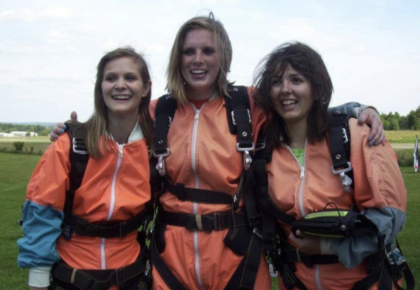 Skydiving with Friends