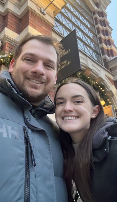 At a Christmas Festival