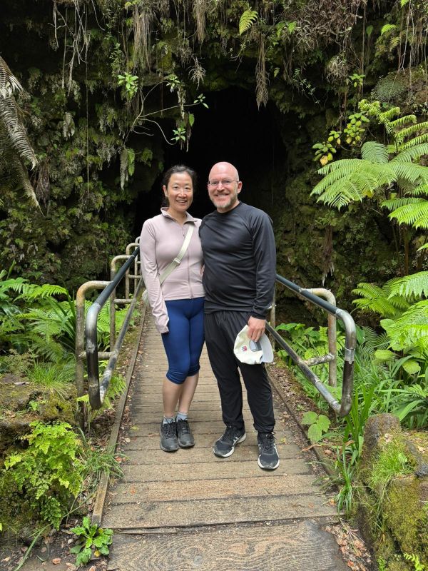 Visiting a Cave in Hawaii