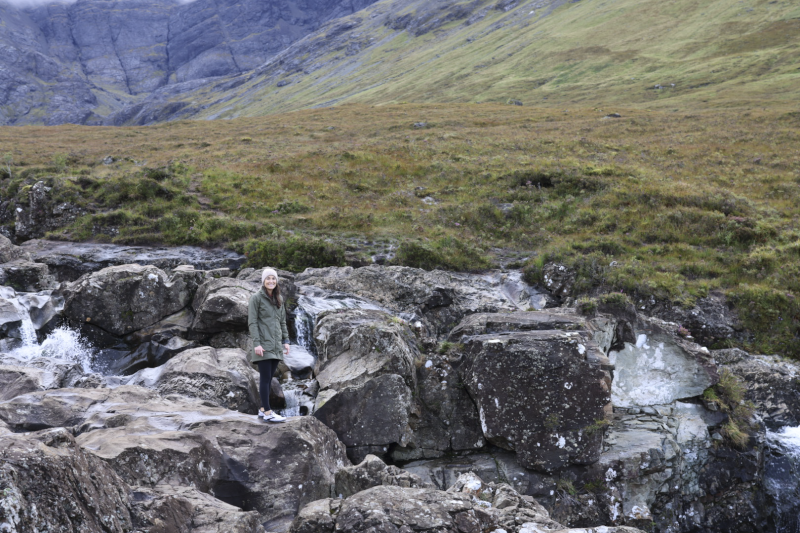 Megan on Vacation in Scotland