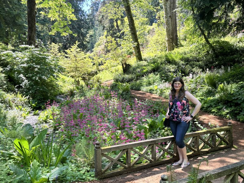 Jennifer Enjoying a Walk at the Nature Preserve
