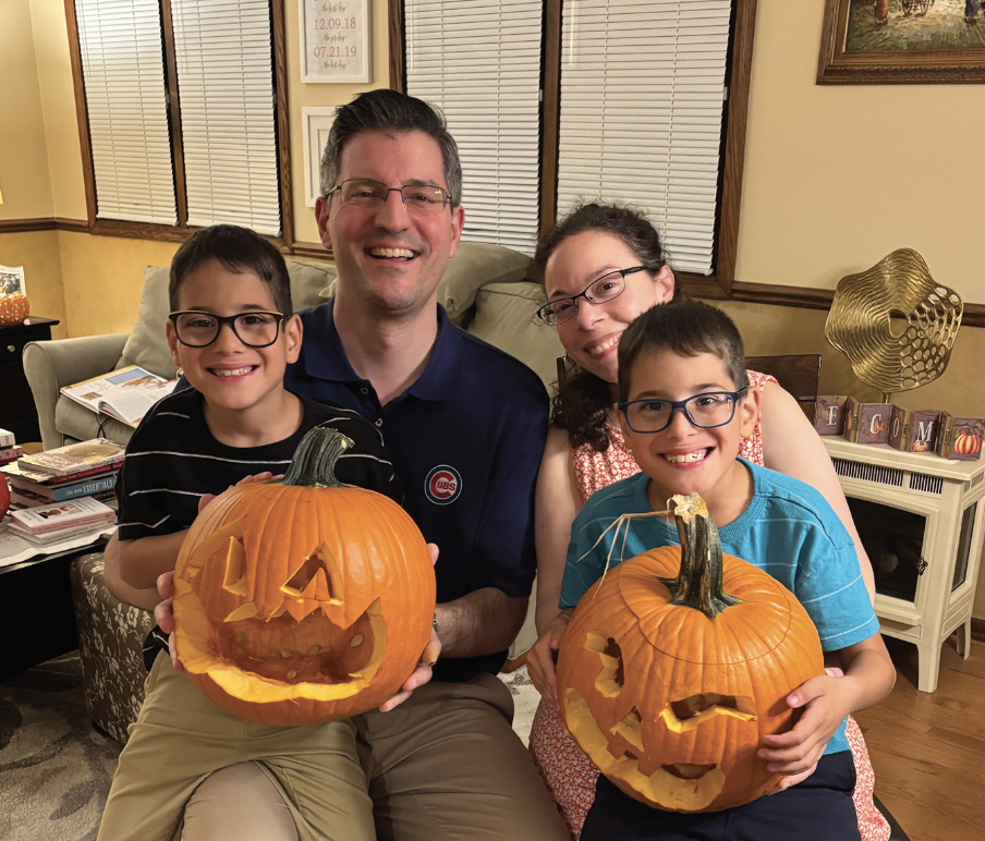 Pumpkin Carving with Our Nephews