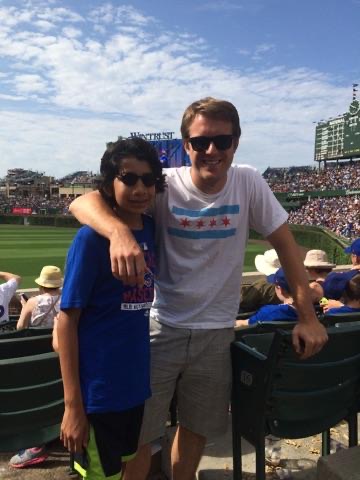 Cubs Game With a Cousin