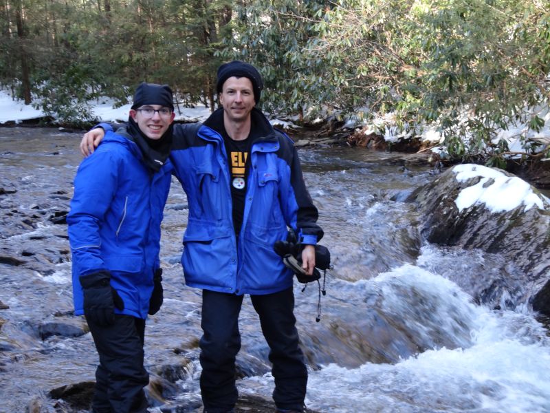 Rick Hiking with Our Nephew