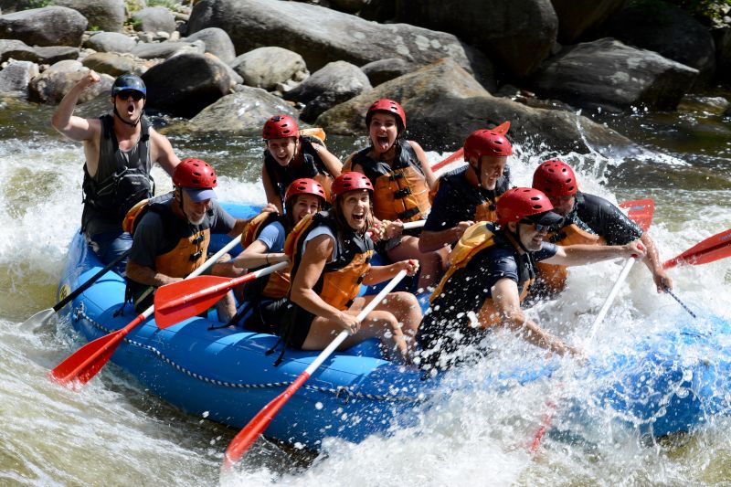 Whitewater Rafting With Family