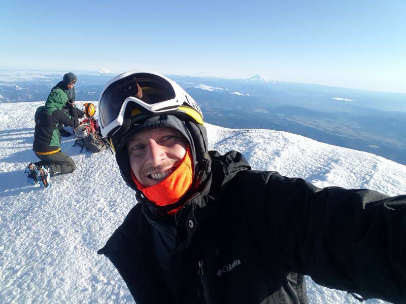 Jay at the Summit of Mt. Hood