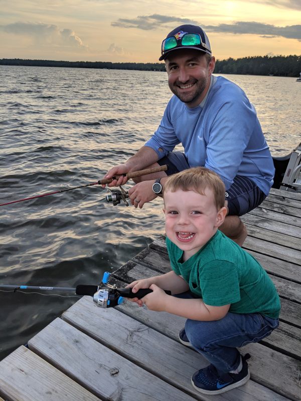 Fishing with Our Godson