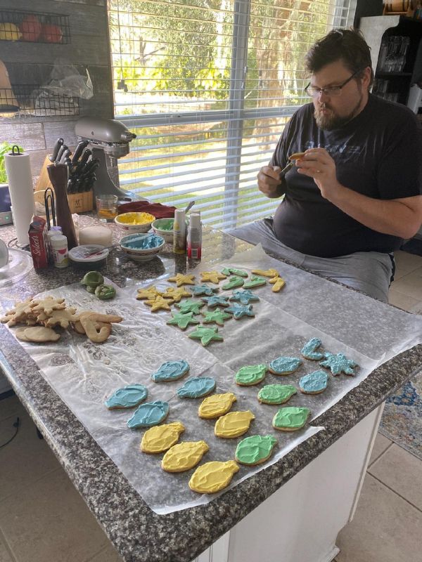 Making Christmas Cookies!