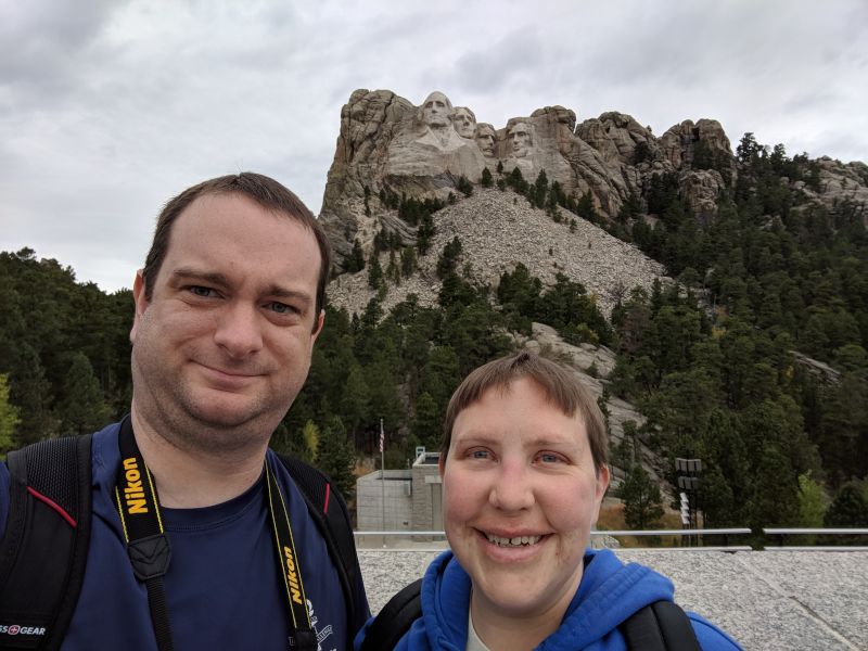 Visiting Mt. Rushmore
