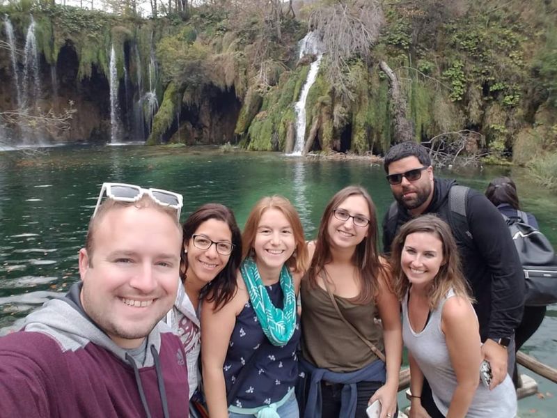 With Friends in Plitvice Park, Croatia