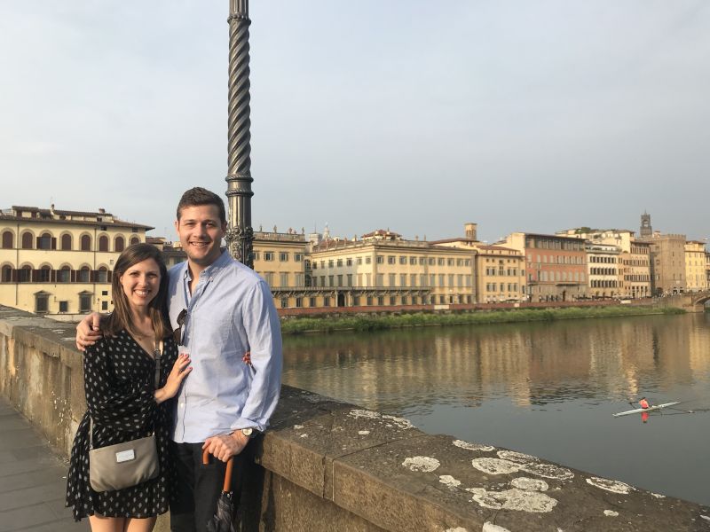 An Evening Stroll in Italy